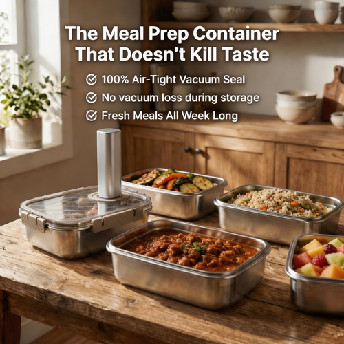 Vacuum 5-Piece Meal Prep System